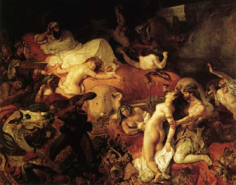 Eugene Delacroix The Death of Sardanapalus